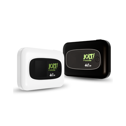 Jolt Mobile 4G LTE MiFi portable WiFi hotspot device for fast wireless internet connection on multiple devices