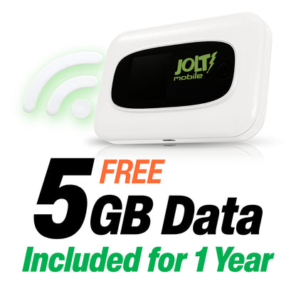 Jolt Mobile portable MiFi hotspot with 5GB of free wireless data included for one year